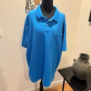 L.L. Bean Bright Blue Polo Shirt